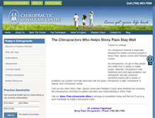 Tablet Screenshot of chirospinalcare.com
